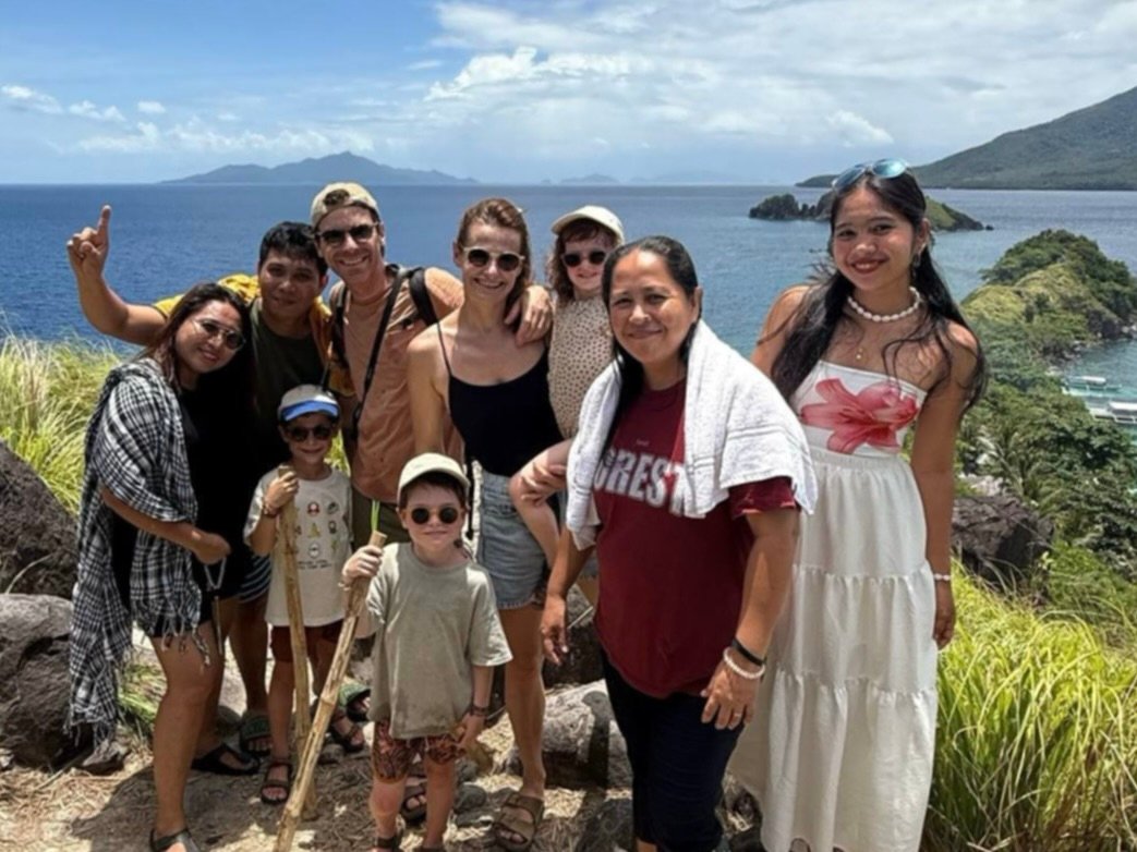 Sambawan, Biliran, famille philippine et française